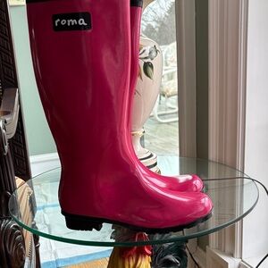 Roma Fuchsia Waterproof Boots